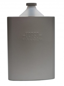 Titanium Hip Flask (8 fl oz) (T-447)