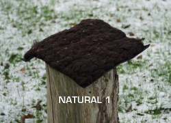 Woven Wool Sit Mats - Natural